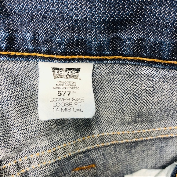 LEVI’S VINTAGE 577 Wide Leg Lower Rise Loose Fit - Picture 8 of 11